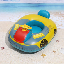 Large Thickened Car Horn Boat Baby And Child Play Water Swimming Seat Ring Steering Wheel Swimming Ring With Puffy