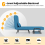 Casart Convertible Single Folding Sofa Bed Sleep Chair 6 Positions Adjustable Backrest 5