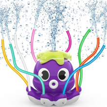 Octopus Water Spray Toy 8 Wiggle Tubes for Kids & Toddlers Outdoor Fun