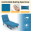 Casart Convertible Single Folding Sofa Bed Sleep Chair 6 Positions Adjustable Backrest 6