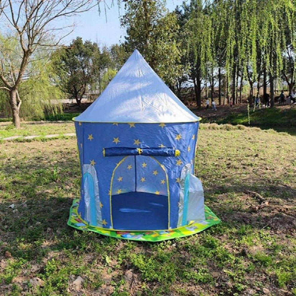 Rocket Tent Space Themed Pretend Play Tent Space Play House Spaceship Tent For Kids Foldable Pop Up Star Play Tent-image-OPC-PCYDQ59-NEW