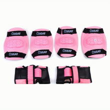Adjustable Breathable And Collision Knee And Elbow Protection Six Set S Size 3 8 Years Old M Size 7 12 Years Old Boys And Girls Safety Protection For