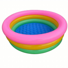 Kid Adult Summer Sunset Inflatable Pool Blow Up Pool Children Water Swimming Pool For Kids Round Pools For Beach Indoor Outdoor Garden Backyard