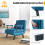 Casart Convertible Single Folding Sofa Bed Sleep Chair 6 Positions Adjustable Backrest 8