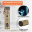 GEEPAS Professional Hair Clipper Rechargeable Beard Trimmer LED Display 4