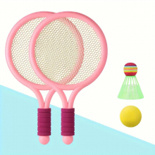1pc Sets 2pcs Rackets 2 Balls Outdoor Activity For Kids Badminton Racket Set