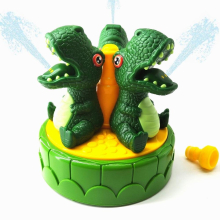 1pc Summer Outdoor Dinosaur Sprinkler Rotatable Water Spray Tyrannosaurus Rex Toys Kids Boys And Girls Outdoor Water Playing Toys