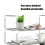 3 Tier Extendable Metal Shoe Rack Space Saving Storage Organiser Shelf 4