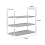 3 Tier Extendable Metal Shoe Rack Space Saving Storage Organiser Shelf 2