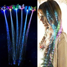 2pcs Butterfly LED Glitter Hair Braid Luminous Hairpin Hair Accessories Girls LED Novelty Toy Birthday Year Party Gift