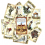 Vintage Lenormand τράπουλα ταρώ ένα μαντείο της τύχης μαντεία και επιτραπέζια παιχνίδια 5