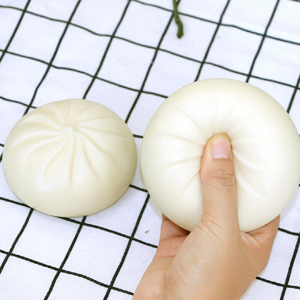 Arrival Soft TPR Dumpling Stress Relief Toy Steamed Stuffed Buns Baozi Fidget Toy Sensory Anti Stress Squeeze Toy In