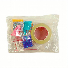 12 Nano Glitter Bubble Set Including 1 Nano Tape 6 Packs Of Colorful Glitter 1Packs Of Foam Ball 4 Straws DIY Creative Toy decompress Toys