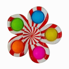 Novelty Anti Stress Fidget Spinner Squeeze Sensory Toy Spinning Adult Kids Funny Flip Finger Toys Push It Bubble Fidget Toys