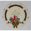 8 in. Plaid Bows with Candles Doily 1