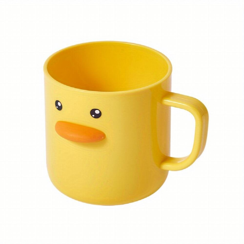 Creative Cartoon Childrens Little Duck Mouthwash Cup Household Plastic Brushing Cup & Drinking Cup Creative Children Small Gift Yellow
