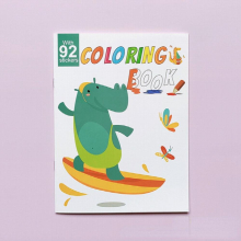 12pages And 2pcs Stickers Coloring Kindergarten Drawing Graffiti For Children Drawing Coloring Book For Kids Teens