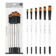 6 piece Set Of Nylon Hair Brushes For Watercolor And Acrylic Painting Childrens DIY Painting Brushes Christmas Halloween Thanksgiving