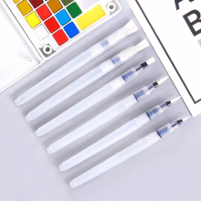6 Piece Water Pen Set for Kids Art Supplies Solid Pigment Water Soluble Lead & Water Injection Brush Pen Christmas Halloween Thanksgiving