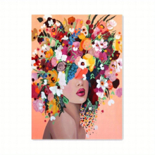 Create a Flower Girl Painting DIY Paint On Canvas Frameless Number Kit 40x50cm 15 75x19 69inch