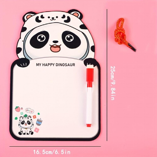 2pcs Accessories Random Cartoon Erasable Drawing Board Double sided Writing Graffiti Drawing Board Writing Message Board 1