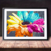 Flower DIY Paint By Numbers Kit For 8 Kids And Adults Beginner Floral Landscape Digital DIY Painting Easy To And Odorless Acrylic Decorative Painting