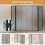 Costway 3-Panel Fireplace Screen Foldable Wrought Metal Iron Mesh Fire Spark Guard 5