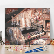 1pc Acrylic Painting Set Paint By Numbers For Beginners Gift Home Wall Decor 40 64x50 8 Cm