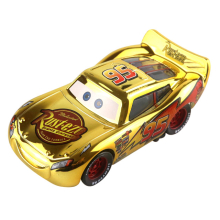(McQueen gold) Pixar Cars Model Car Sheriff Metal Toys Vehicles