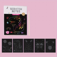 1pc Scratch Art For Kids Rainbow Scratch Paper Scratch Art For Adults 14x10