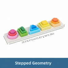 Montessori Toys Wooden Sorting And Stacking Toys Toddler Baby Recognition Shape Sorting Gift Education Learning Toy Christmas Halloween Thanksgiving C