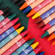 Christmas Crayon 8 Colors Creative Student Painting Set Christmas Gathering Opening School Season Prizes
