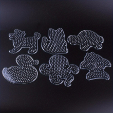 6 Packs Of 5mm Bean making Templates Bean making Pegboards Creative Jewelry Making Accessories Ducklings Dogs Cats Fish Turtles And Octopus For Making