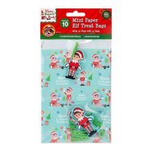 Christmas Elf Mini Paper Treat Bags 17cm - Pack of 10