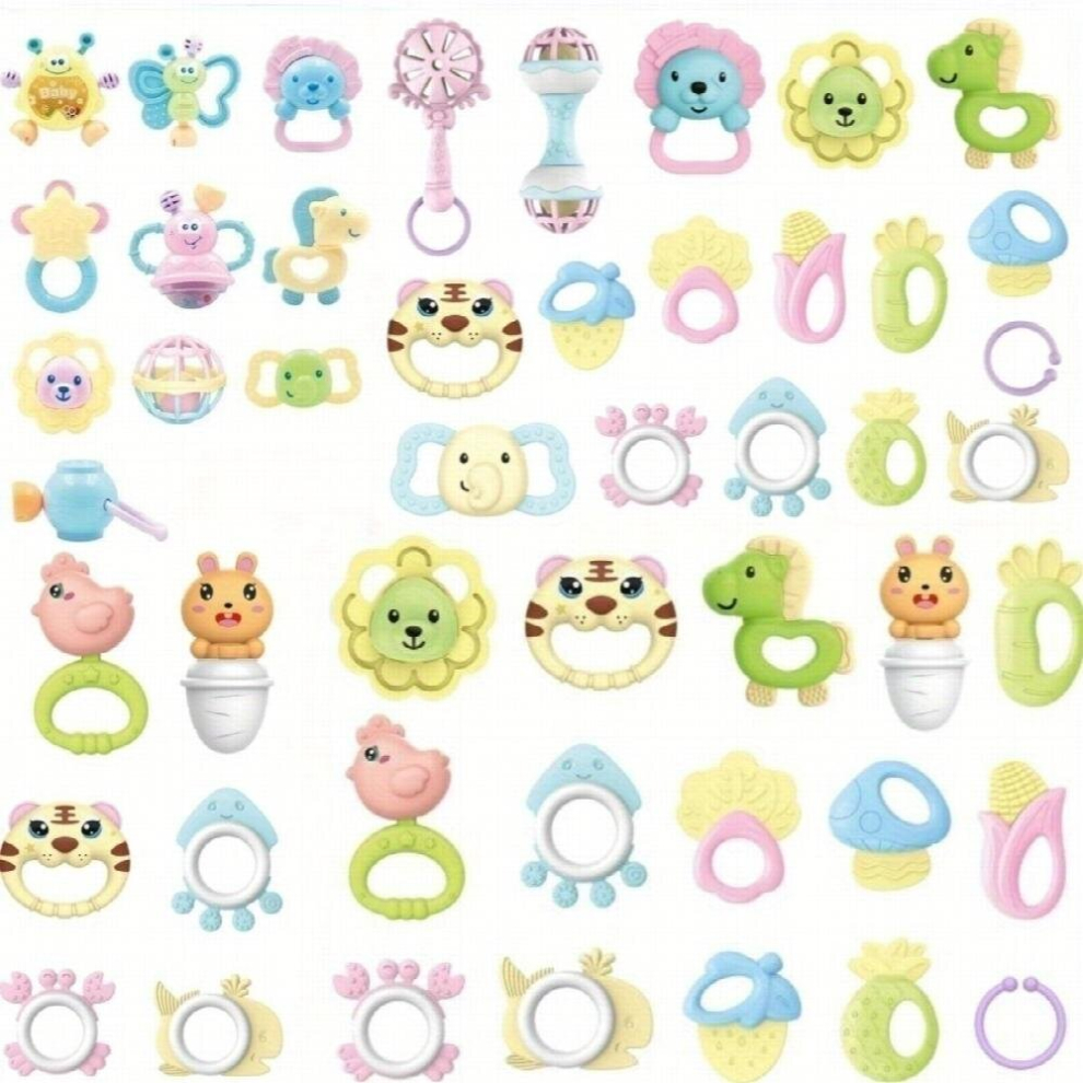Baby Toys Biteable Gnawing Tooth Stick Newborn Toddler Baby Hand Grab Tooth Glue Rattle Can Be Boiled In Water Random