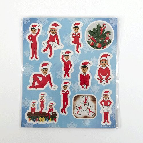 Elfin Around Christmas Sticker Sheet