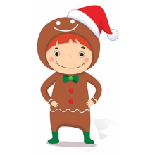 Christmas Gingerbread Boy Mini Cardboard Cutout - 83cm