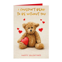 Traditional Valentine's Card Husband - 9 X 6 Inches - Regal