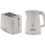 GEEPAS (White) Geepas 1.7L Kettle and 2 Slice Toaster Set Design 1