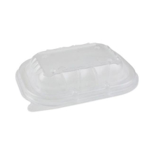 Earthchoice Entree2go Takeout Container Vented Lid, 5.65 x 4.25 x 0.93 in. - Plastic, Clear