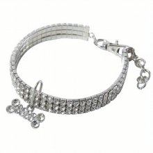 Sparkling Rhinestone Pet Collar for Cats and Dogs Perfect for Parties and Weddings