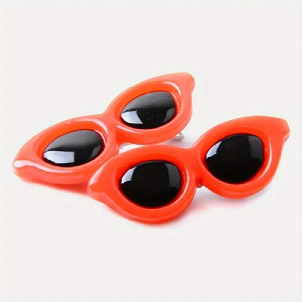 1pc Oval Sunglasses Hair Clips for Dogs and Cats Fun Pet Accessories for Fashionable Pets