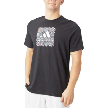 (Black, L) ADIDAS NOIR Mens T Shirts Sports Cotton Tee