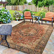 (200 x 290 cm (6 ft 5 in x 9 ft 5in)- Extra Large Area Rug, Majestic- Cashmere Rug) Extra Large Rugs Living Room Traditional Rug Mat