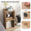 Costway Set of 2 Cube Storage Organizer Stackable Open Bookcase Display Rack Bookshelf 5