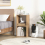 Costway Set of 2 Cube Storage Organizer Stackable Open Bookcase Display Rack Bookshelf 2