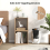 Costway Set of 2 Cube Storage Organizer Stackable Open Bookcase Display Rack Bookshelf 7