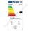Fridge Master Fridgemaster 124 Litre 70/30 Freestanding Fridge Freezer :  White 9