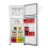 Fridge Master Fridgemaster 124 Litre 70/30 Freestanding Fridge Freezer :  White 5