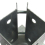 (3 Inch (75MM), Pack of 2) Galvanised Bolt Down Post Supports Bolt Grip 10